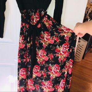 Maxi maternity dress